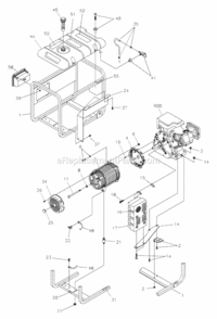 Part Location Diagram of 191646GS Briggs and Stratton DECAL, Set
